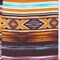 Raisin Red/Sky/Orange Gold Aztec Stripe Crinkled Gauze Fabric By the Yard